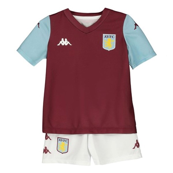 Trikot Aston Villa Heim Kinder 2019-20 Rote Fussballtrikots Günstig